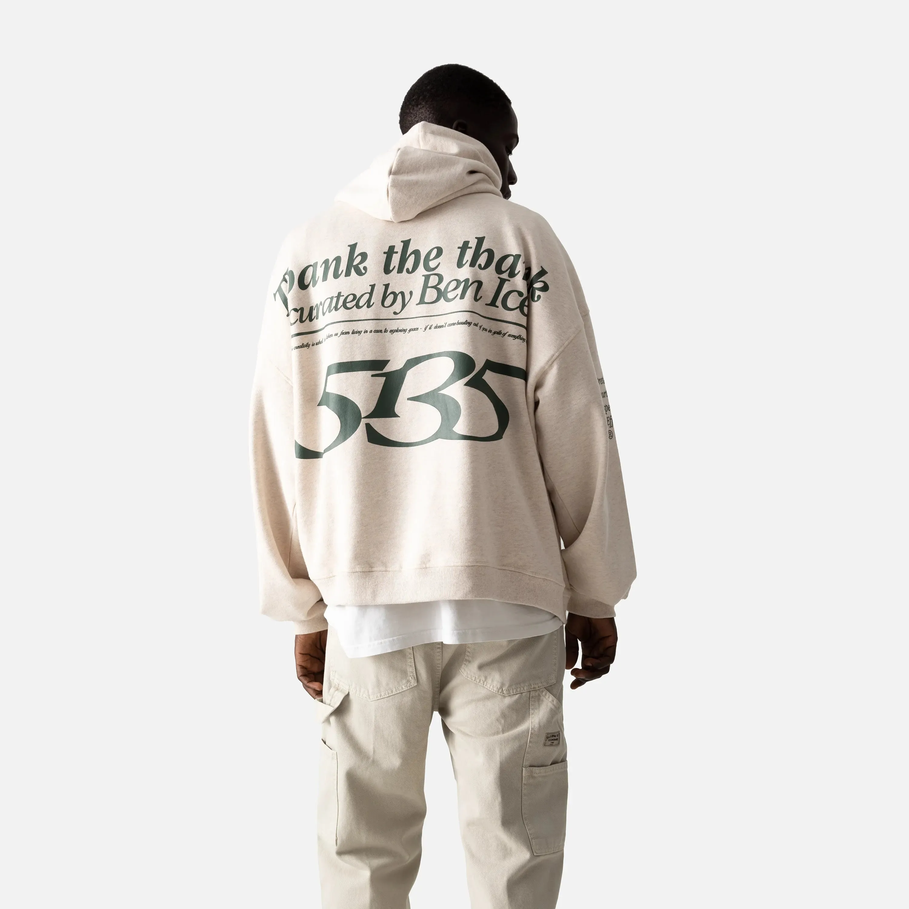 5135 Off Sand Oversized Hoodie