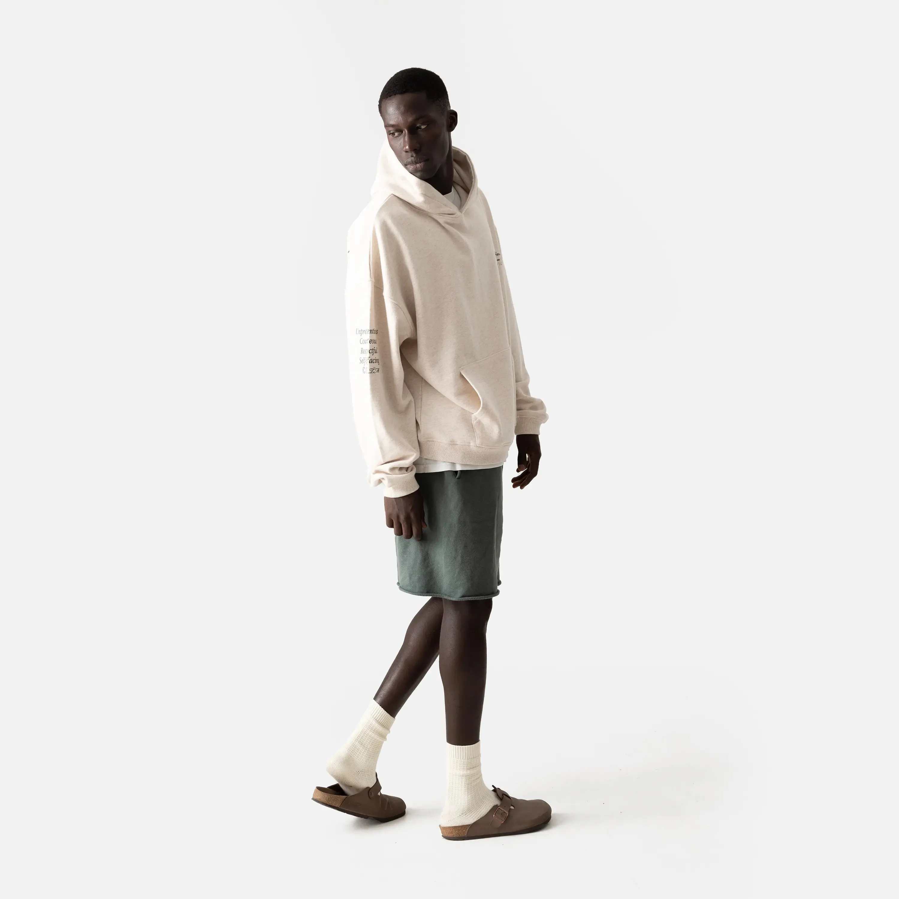 5135 Off Sand Oversized Hoodie