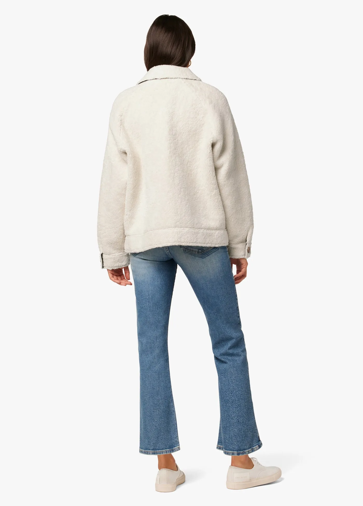BOBBIE BUTTON UP SHERPA JACKET