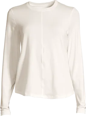 Casall Women&#x27;s Delight Crew Neck Long Sleeve Off White | Buy Casall Women&#x27;s Delight Crew Neck Long Sleeve Off White here | Outnorth