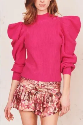 Cashmere Jumper Potter in Electric Pink