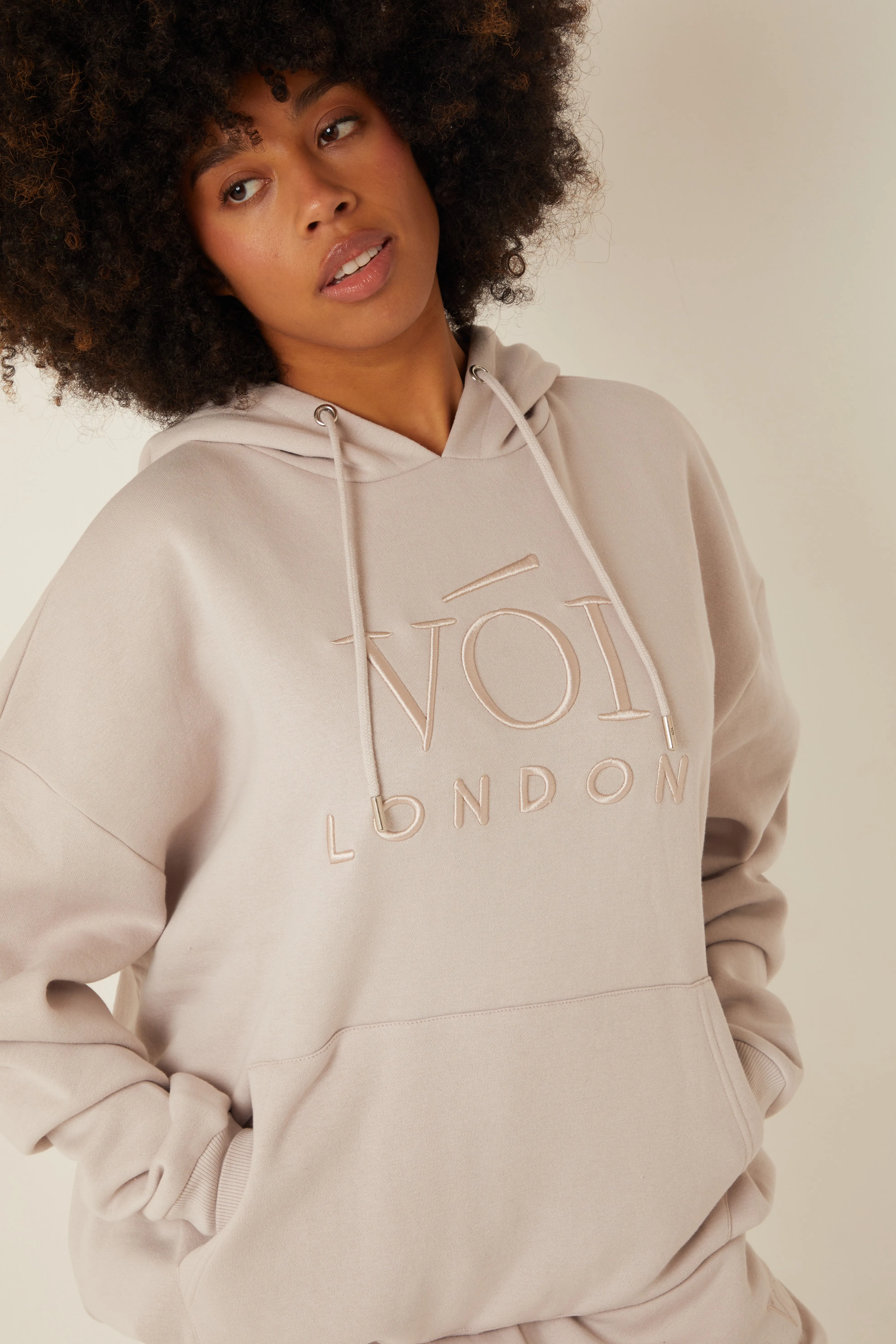 Chelsea Oversized Fleece Tracksuit - Metal Grey