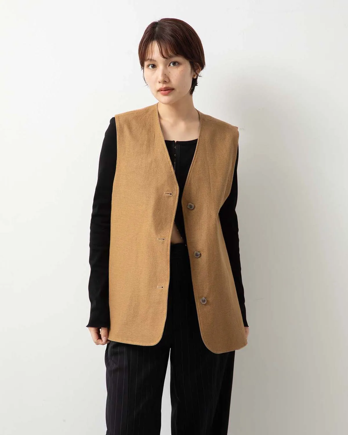 CHINO CLOTH  KARAMI REVERSIBLE VEST