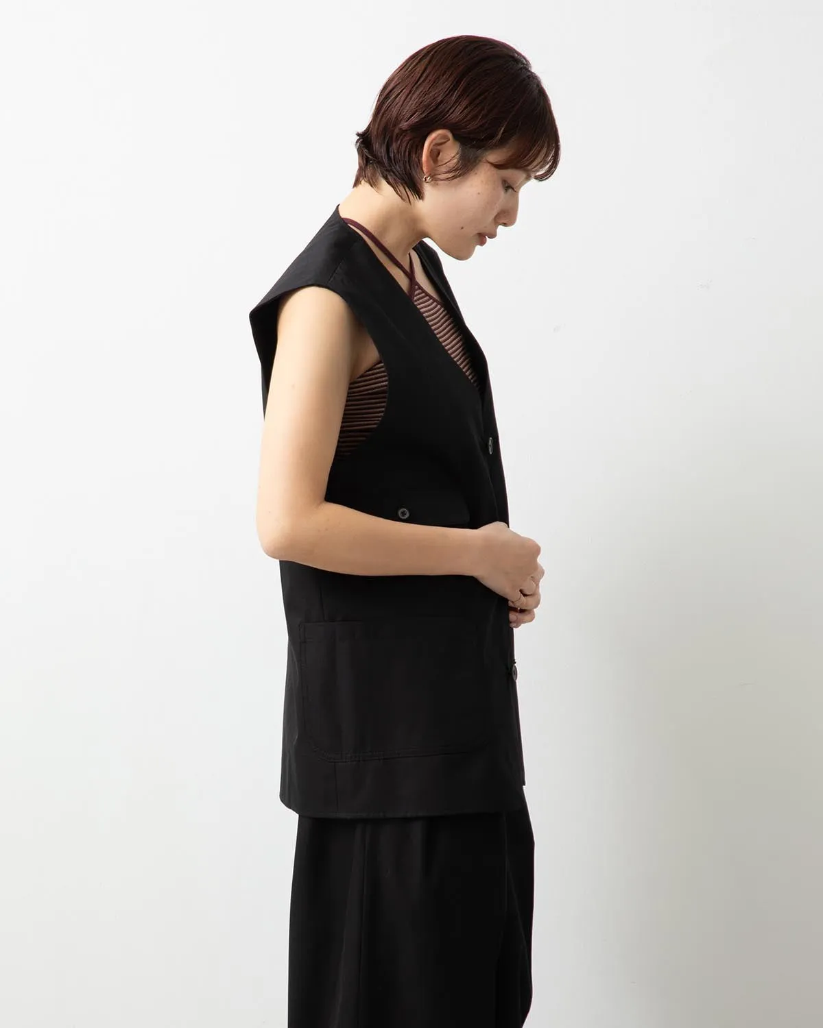 CHINO CLOTH  KARAMI REVERSIBLE VEST