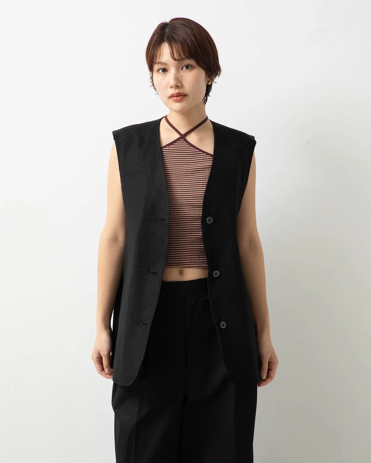CHINO CLOTH  KARAMI REVERSIBLE VEST