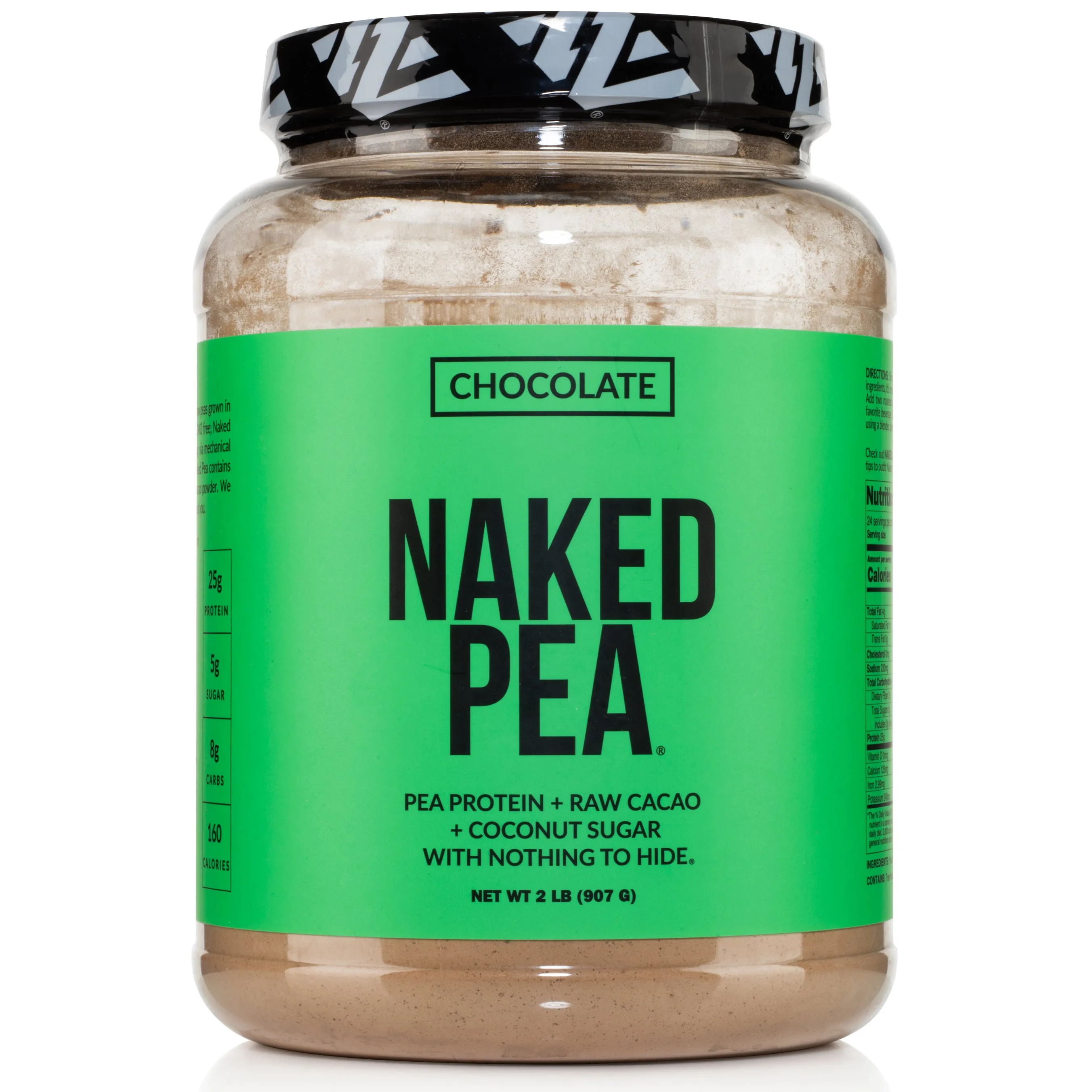 Chocolate Pea Protein Powder | Naked Chocolate Pea - 2LB