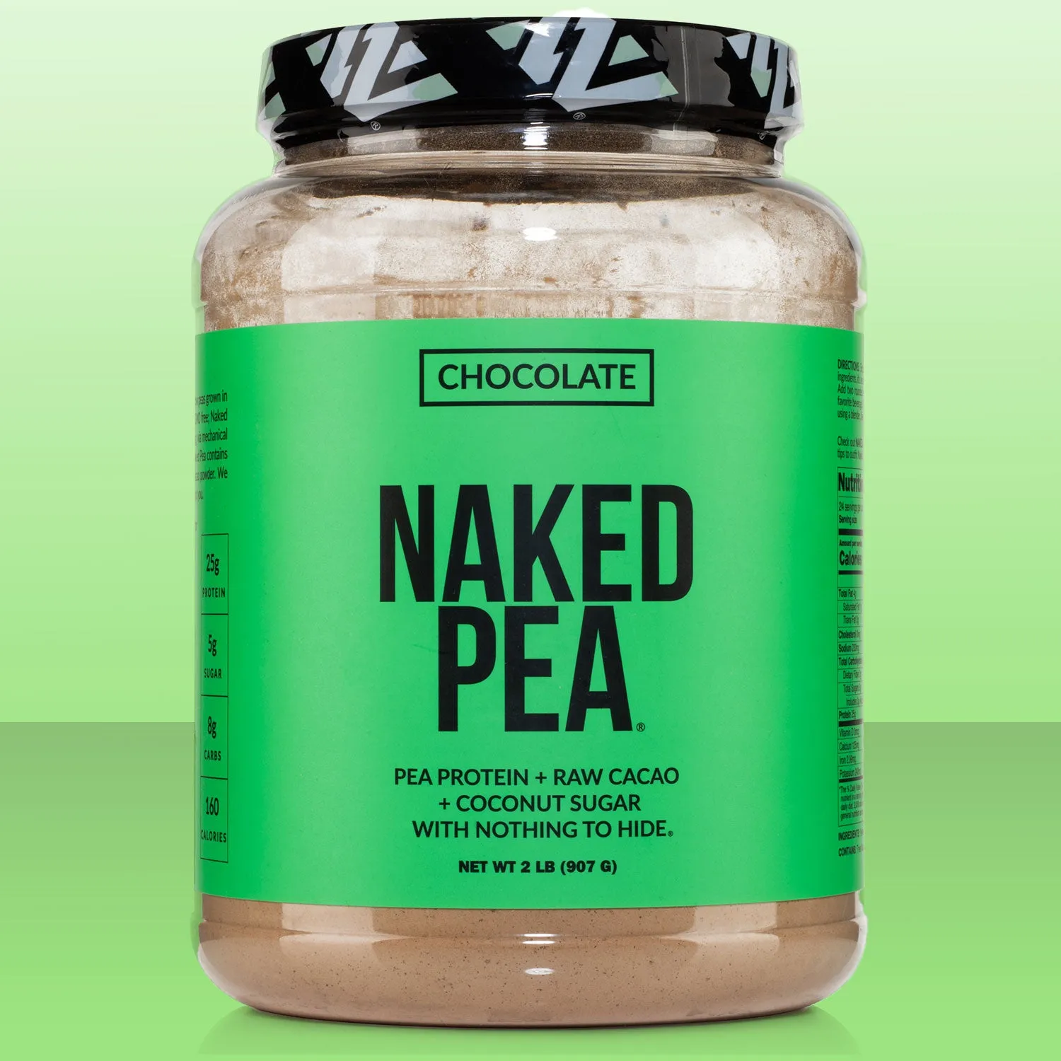 Chocolate Pea Protein Powder | Naked Chocolate Pea - 2LB