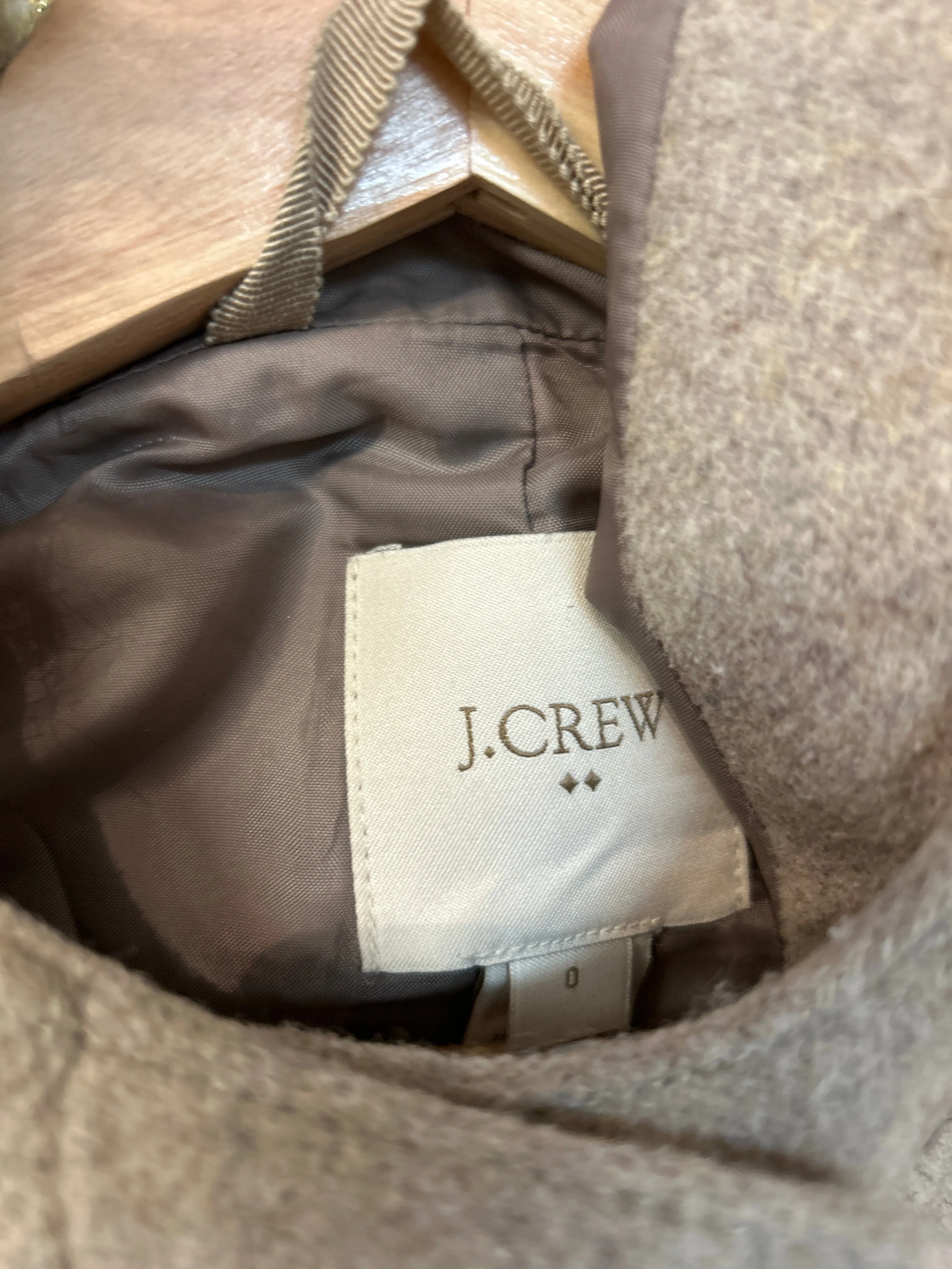J. Crew Wool Blend Coat, 0