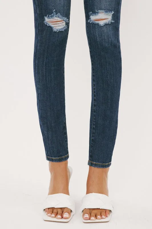 Kan Can Mid Rise Super Skinny Jeans