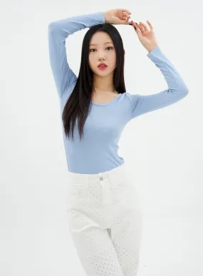 Lewkin Basic Crew Neck T Shirt K2302