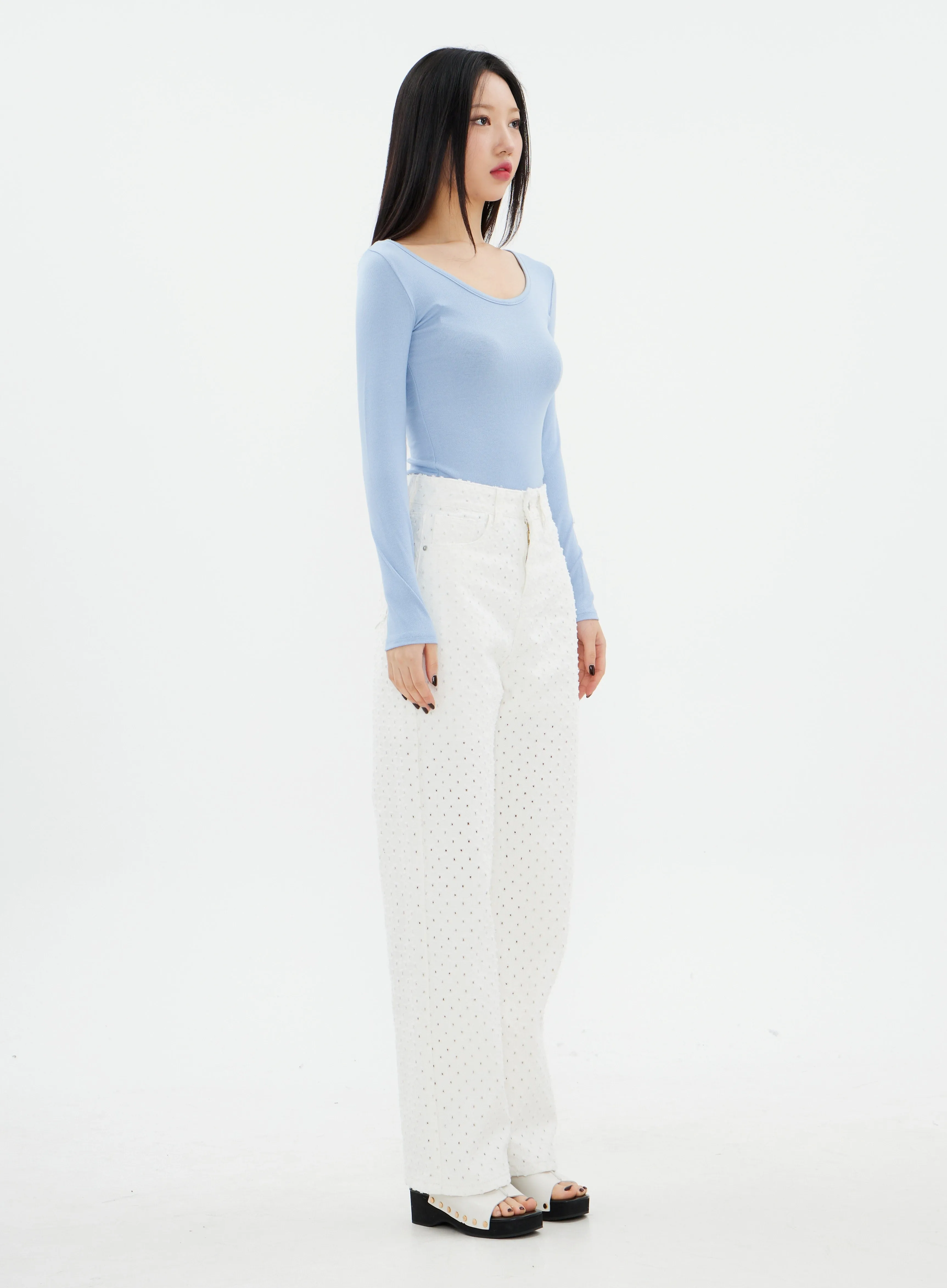 Lewkin Basic Crew Neck T Shirt K2302