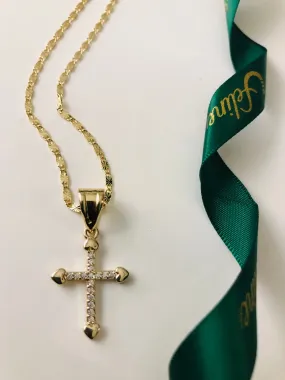 Love Cross Necklace