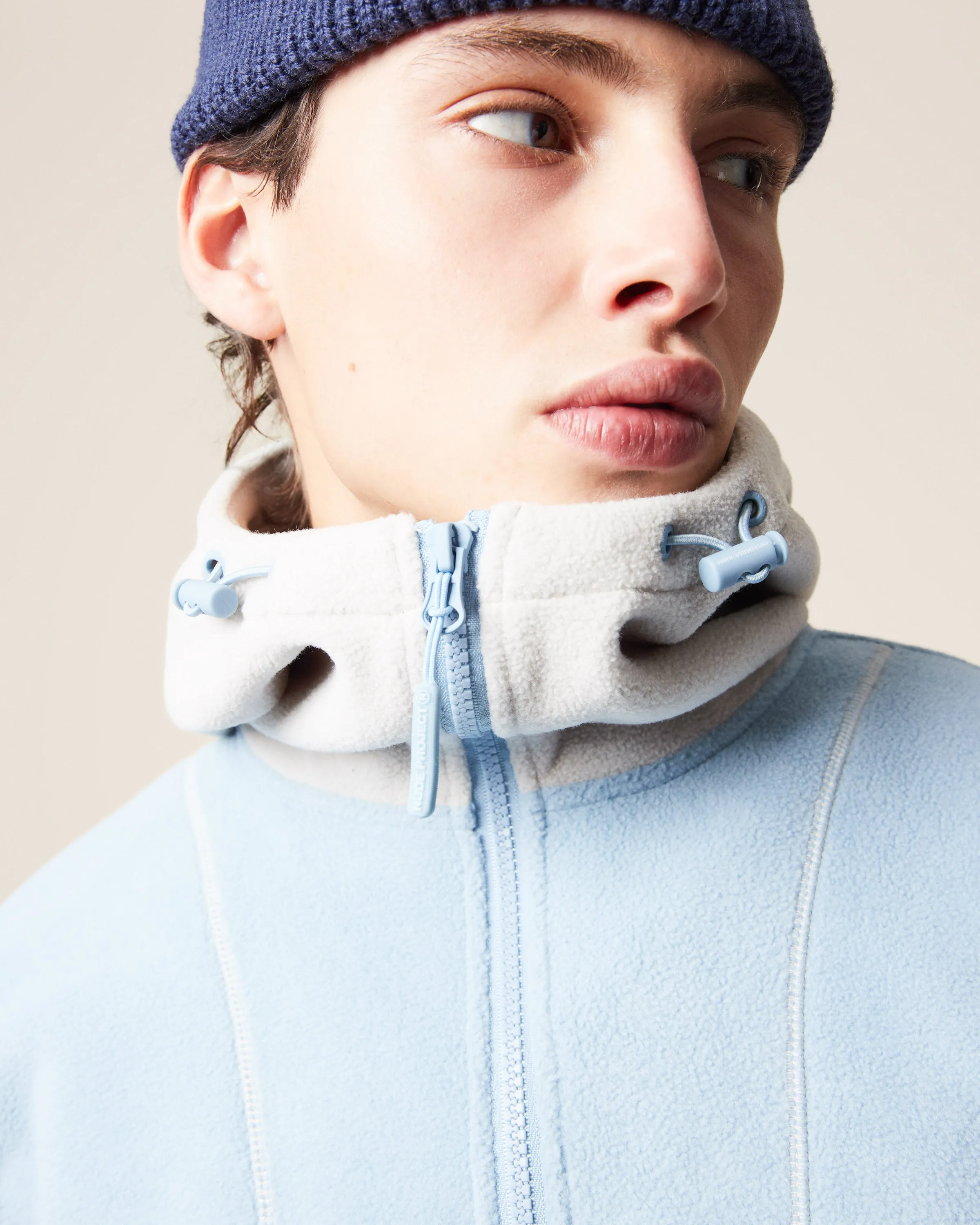 POLAR HOOD BABY BLUE