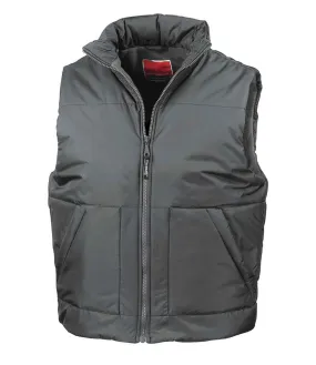 Result Fleece Lined Bodywarmer | Dark Grey