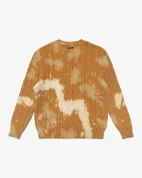 Shibori Cableknit Sweater