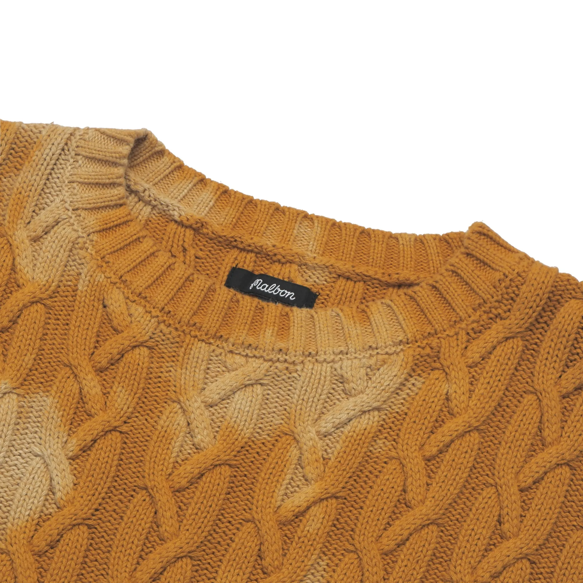 Shibori Cableknit Sweater