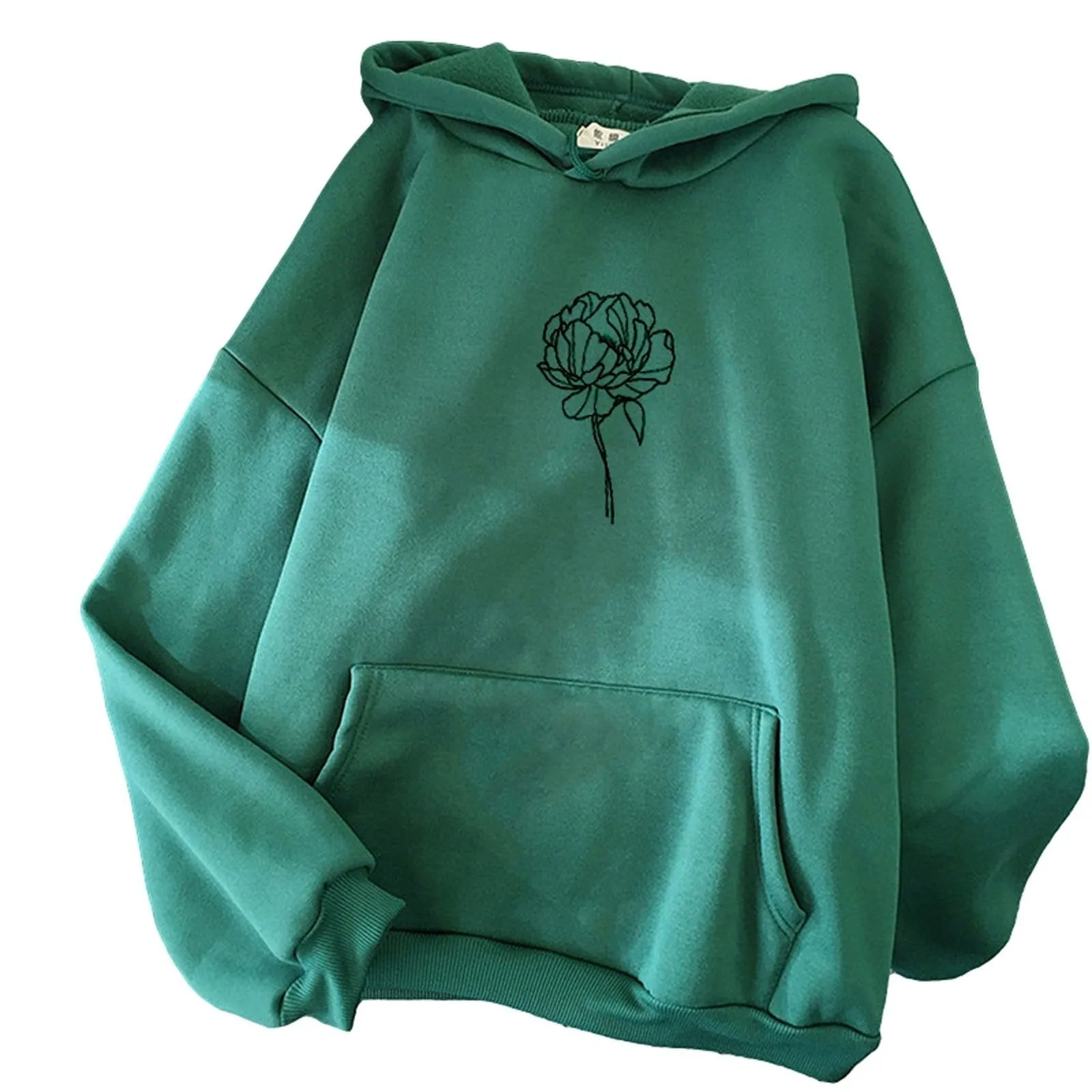 Single Rose Hoodie