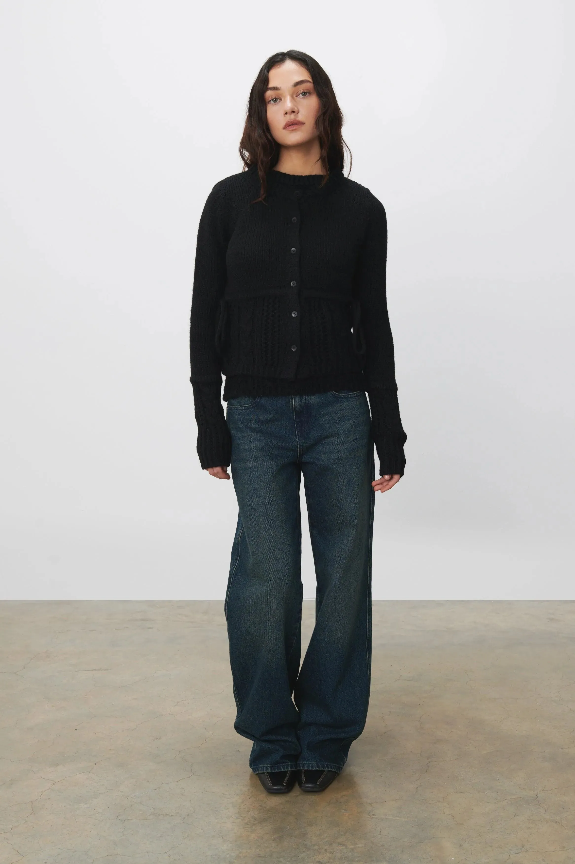 The Gabrielle Cardigan Knit, Ash