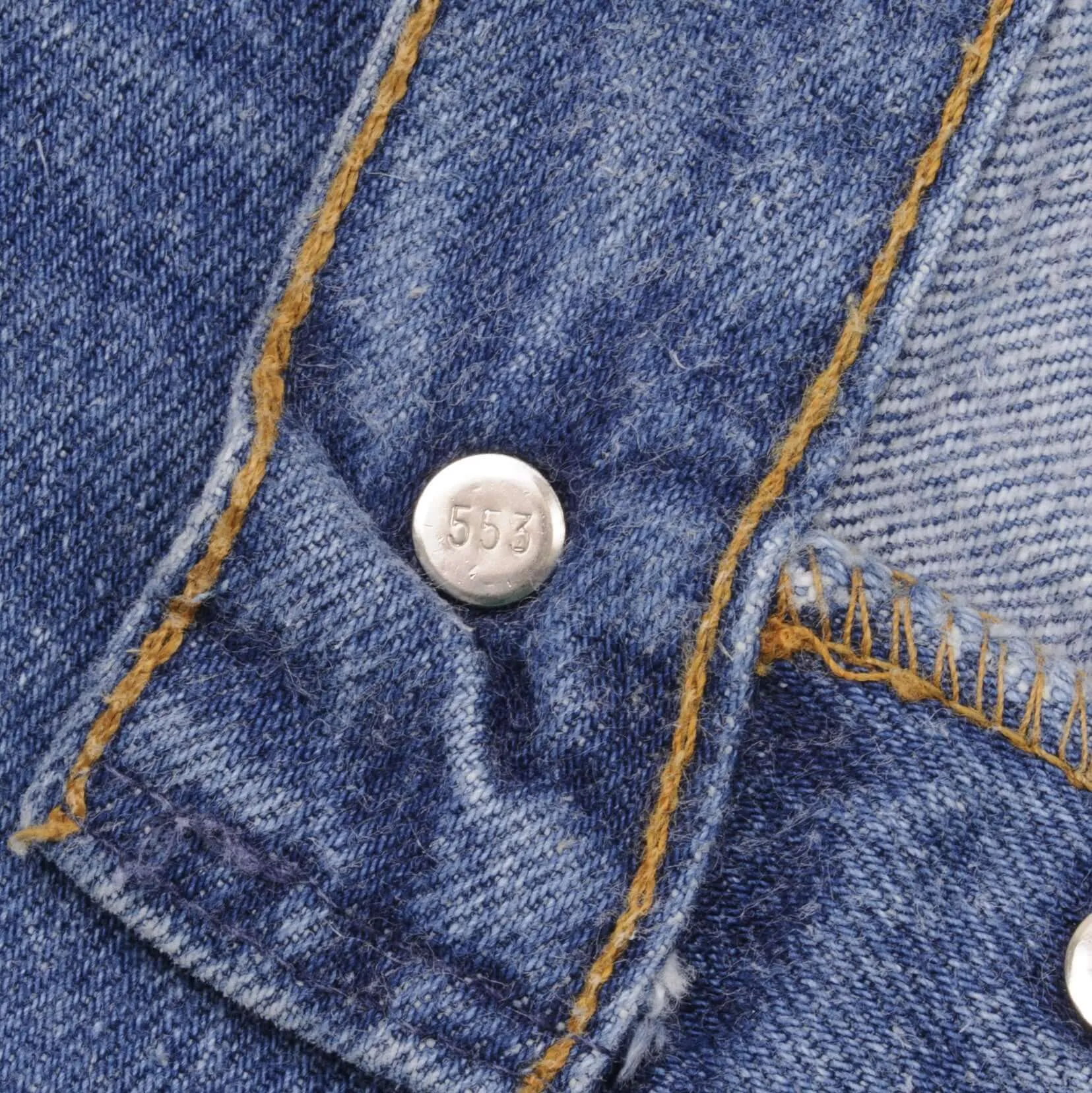 VINTAGE LEVIS 501 JEANS INDIGO 1980S SIZE W36 L34 MADE IN USA